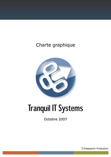 PAO : charte graphique pour la société Tranquil IT Systems