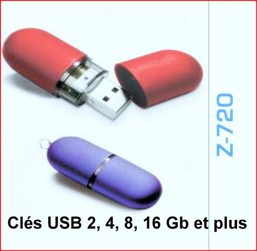 CLES USB PERSONNALISEES 
