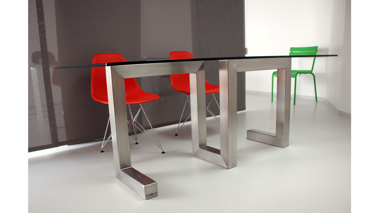 ADAP Table | Coffee table ou table haute - Finition Acier inoxydable ou Thermolaquée.