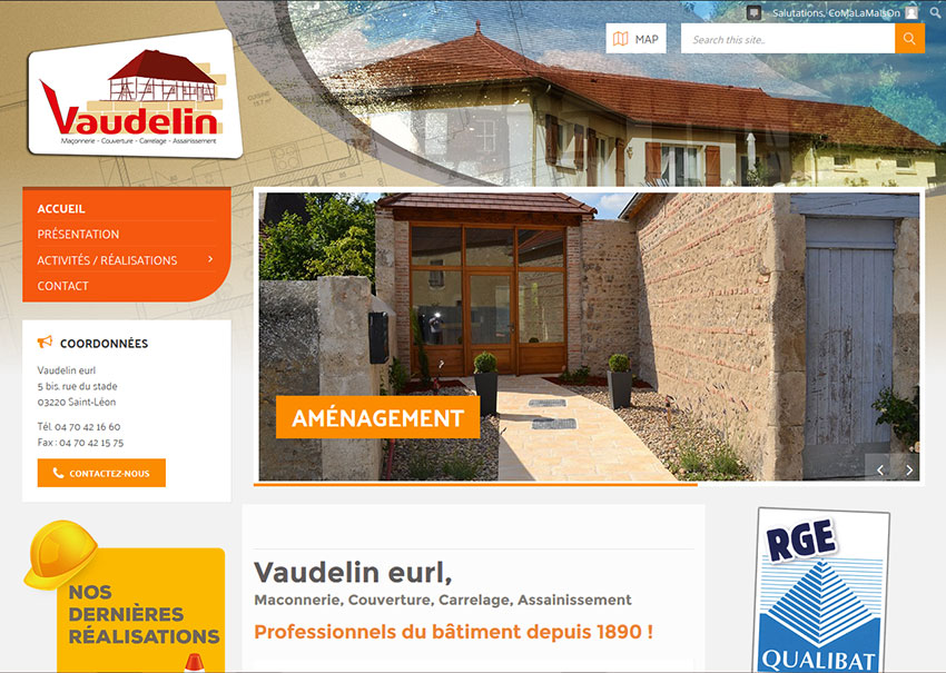 Site internet www.vaudelin-bmc.fr