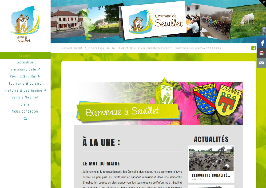 Site internet www.seuillet.fr
