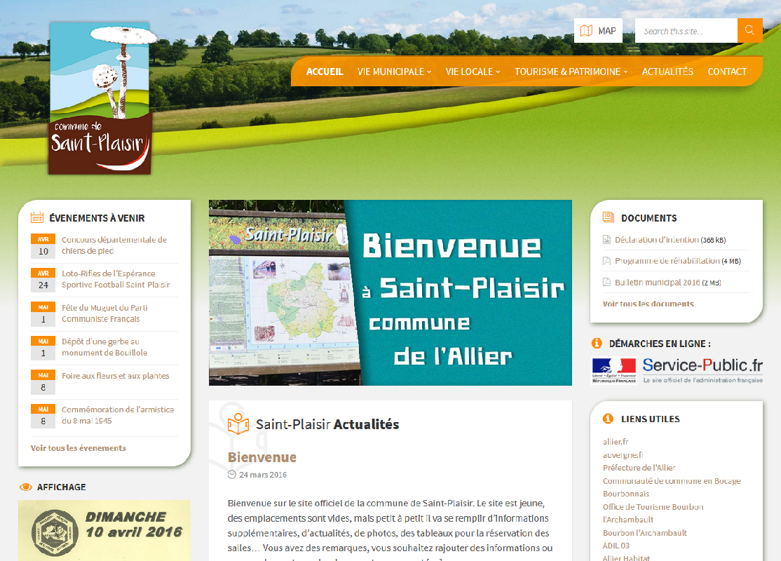 Site internet www.saint-plaisir.fr