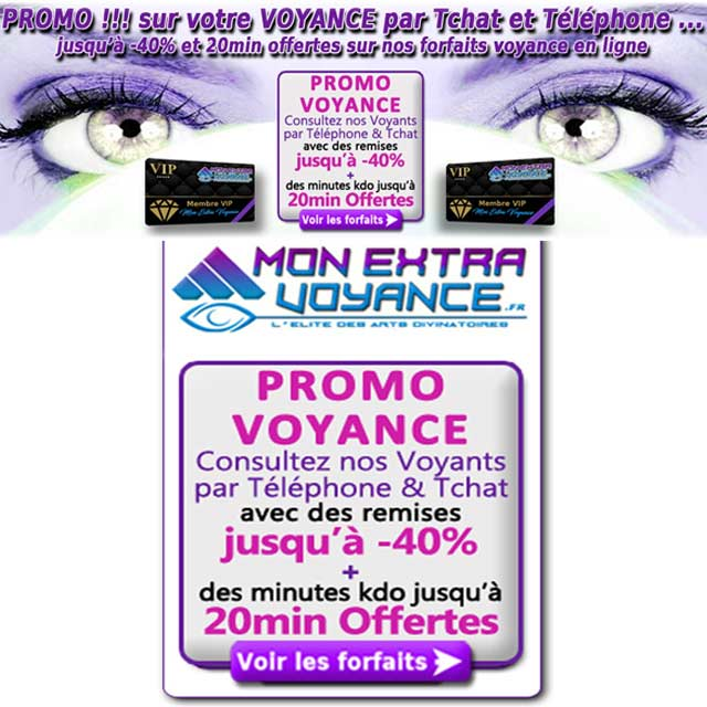 Promotions voyance MON EXTRA VOYANCE
